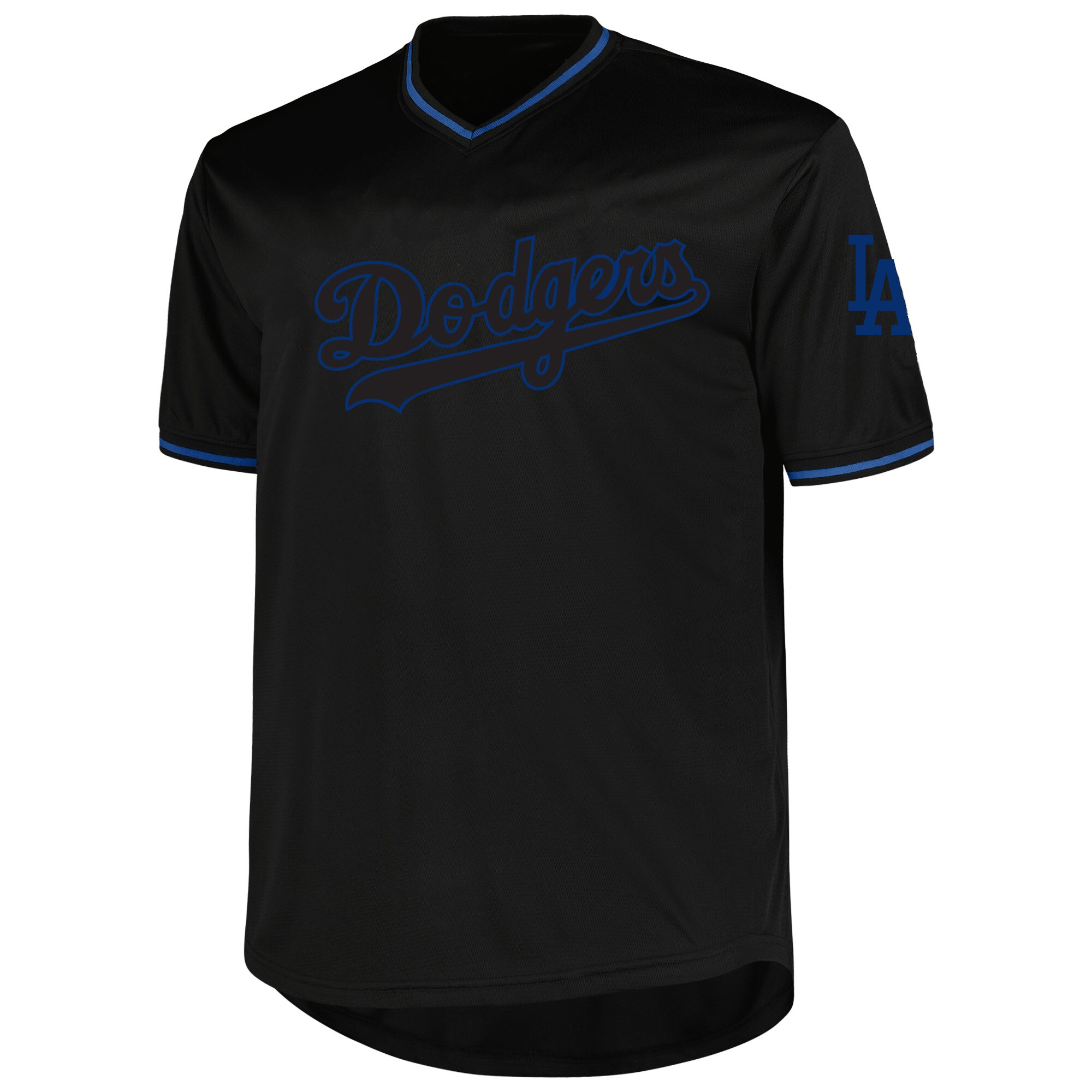 Alternative view of Mookie Betts Los Angeles Dodgers Profile Big & Tall Pop Fashion Player Baseball Jersey - Black
