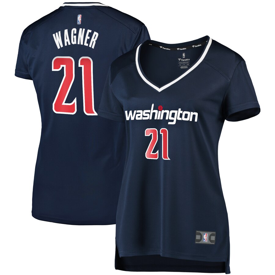 Moritz Wagner Washington Wizards Fanatics Branded Women's Fast Break Replica Basketball Jersey Navy - Statement Edition