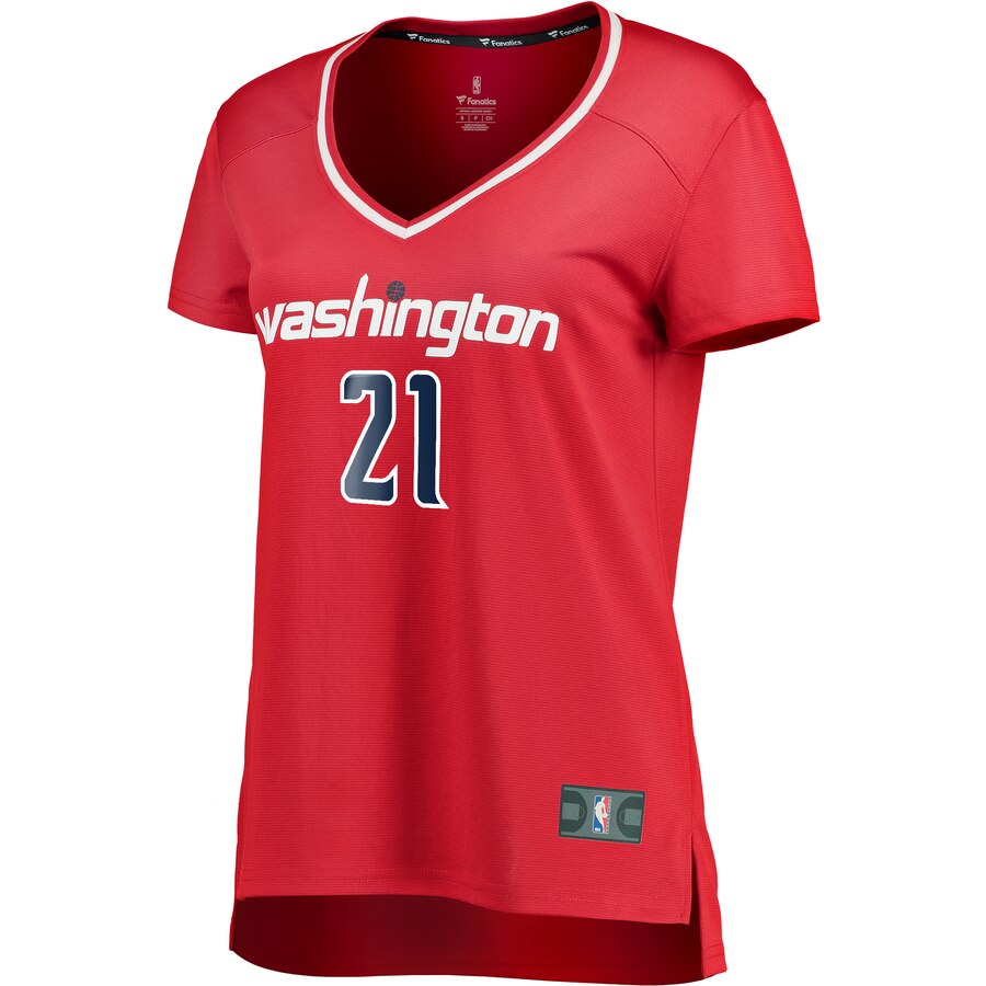Alternative view of Moritz Wagner Washington Wizards Fanatics Branded Women's Fast Break Replica Player Basketball Jersey - Icon Edition - Red