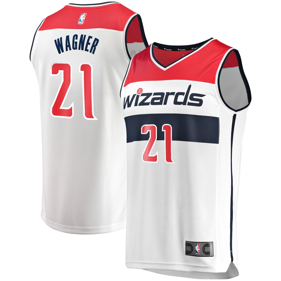 Moritz Wagner Washington Wizards Fanatics Branded Youth Fast Break Replica Player Basketball Jersey White - Association Edition