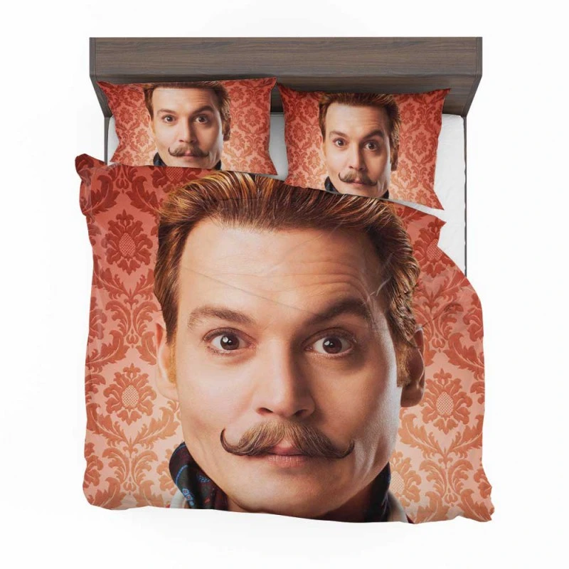 Alternative view of Mortdecai Movie Johnny Depp Bedding Set - Custom Bedding Set