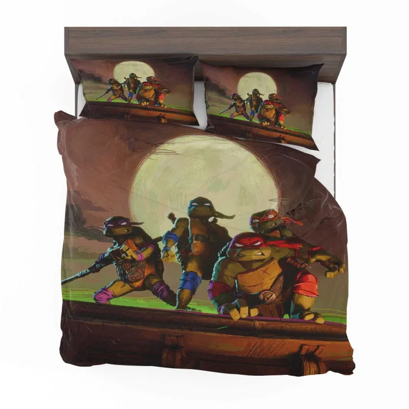 Alternative view of Mutant Mayhem Teenage Ninja Turtles Unite Bedding Set - Custom Bedding Set