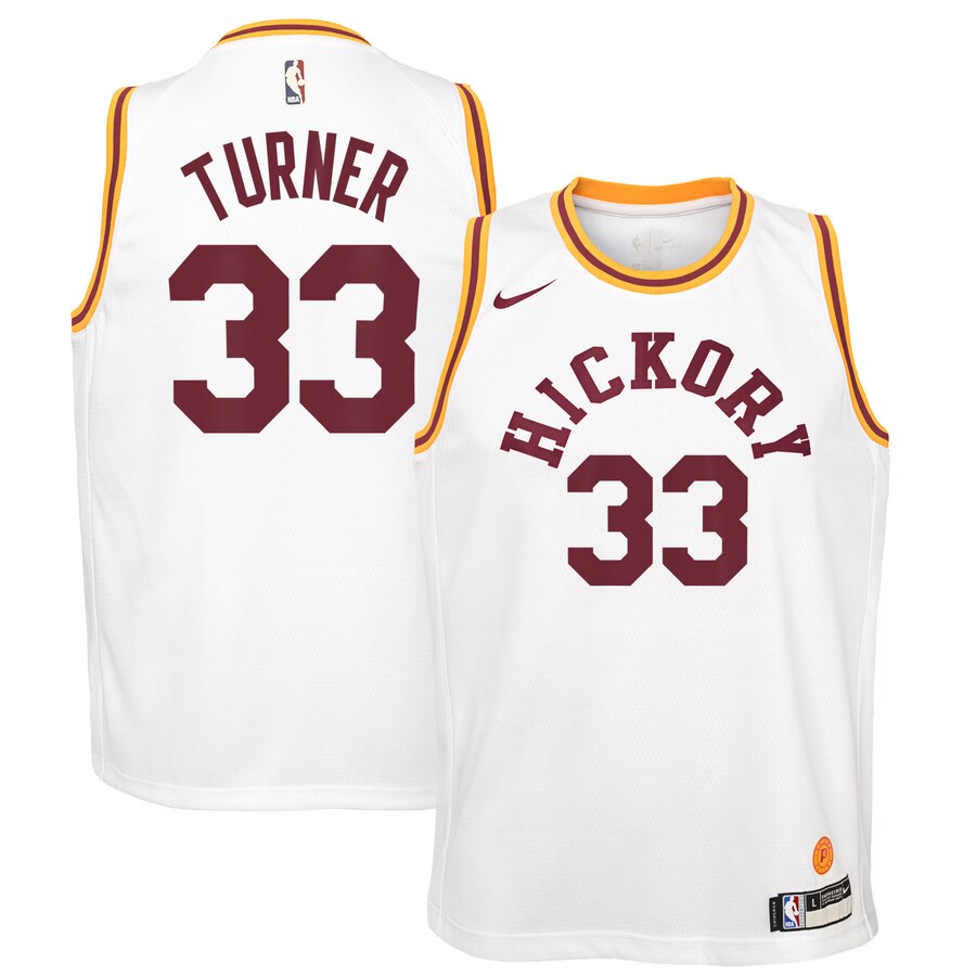 Myles Turner Indiana Pacers Nike Youth Hardwood Classics Swingman Basketball Jersey - White