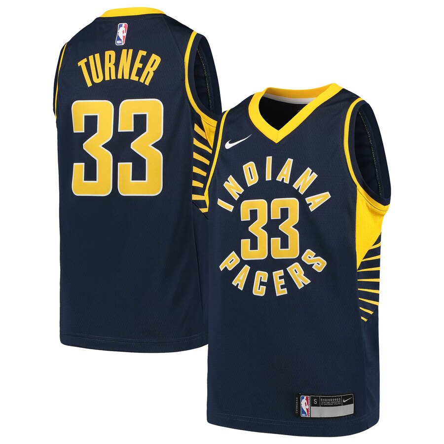 Myles Turner Indiana Pacers Youth Swingman Basketball Jersey - Navy - Icon Edition