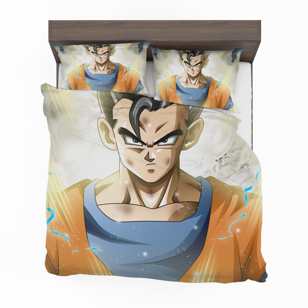 Alternative view of Mystic Gohan Dragon Ball Super Bedding Set - Custom Bedding Set