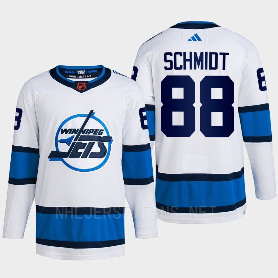 Nate Schmidt 88 Reverse Retro 2.0 2022 Winnipeg Jets White Hockey Jersey Primegreen - JS832 