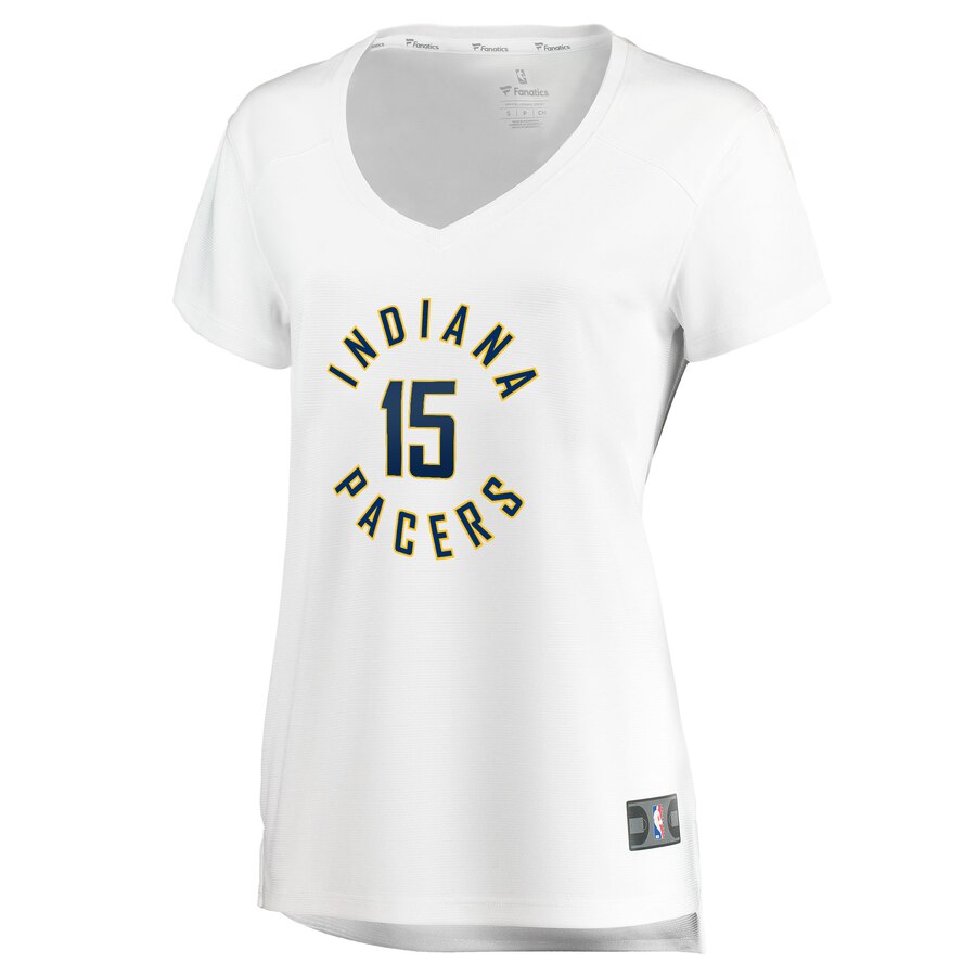Alternative view of Naz Mitrou-long Indiana Pacers Fanatics Branded Women's Fast Break Player Basketball Jersey - Association Edition - White