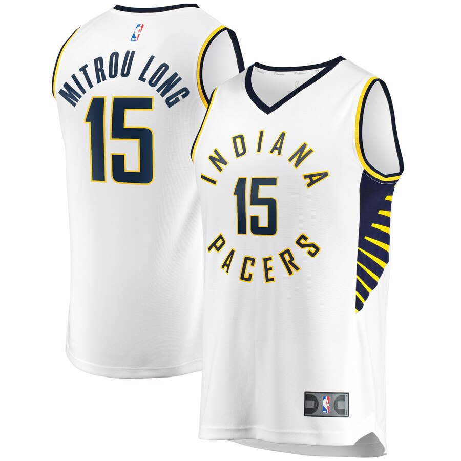 Naz Mitrou-long Indiana Pacers Fanatics Branded Youth Fast Break Player Basketball Jersey - Association Edition - White