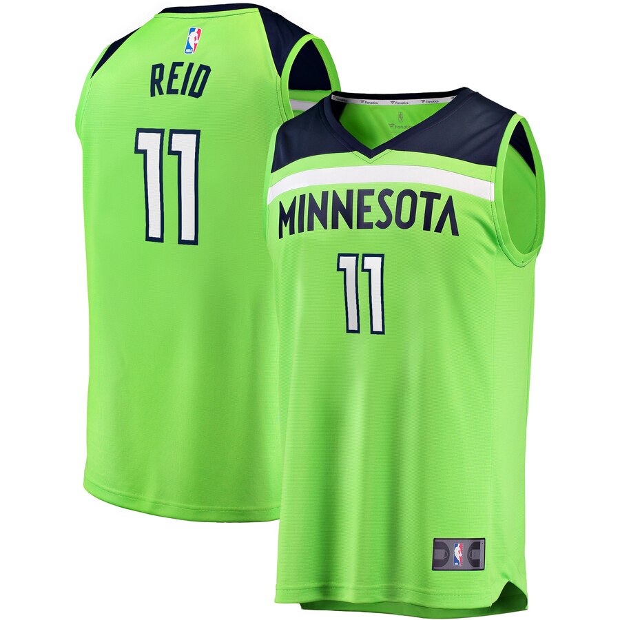 Naz Reid Minnesota Timberwolves Fanatics Branded Fast Break Replica Player Basketball Jersey Green - Statement Edition