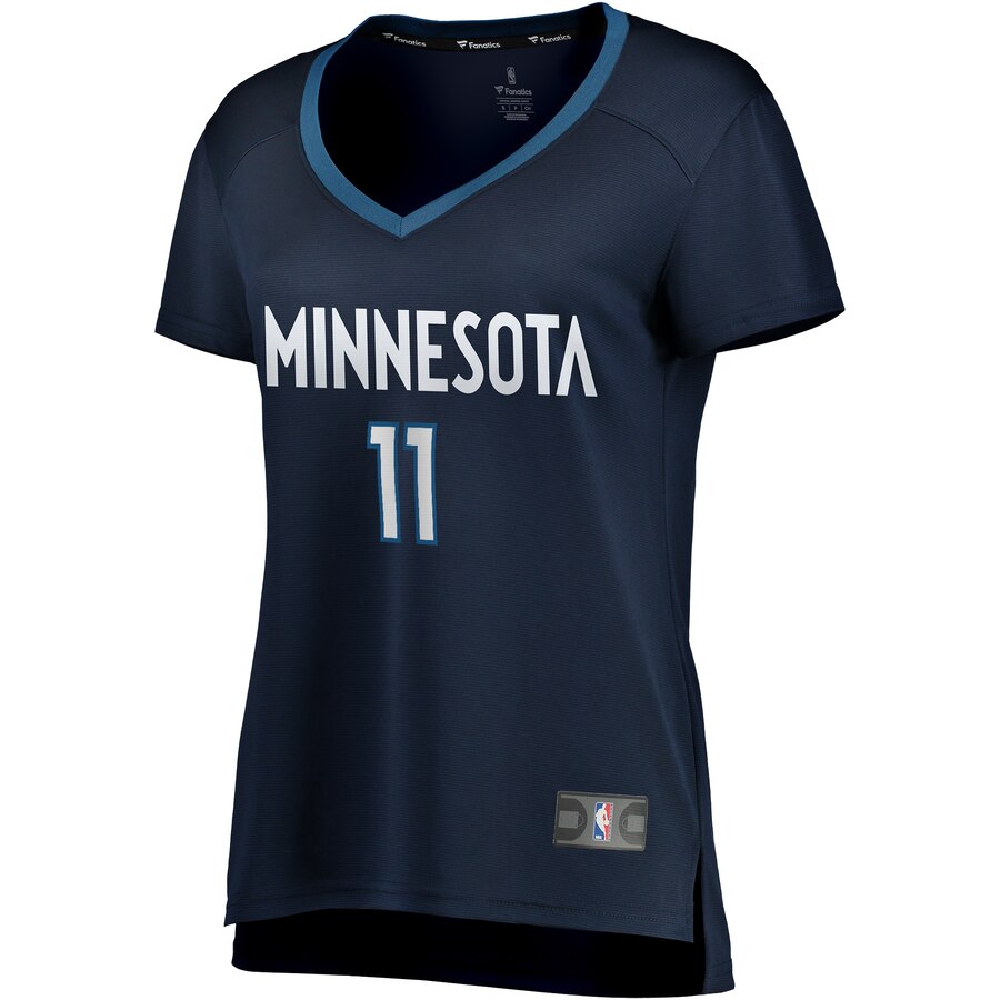 Alternative view of Naz Reid Minnesota Timberwolves Fanatics Branded Women's Fast Break Replica Player Basketball Jersey - Icon Edition - Navy