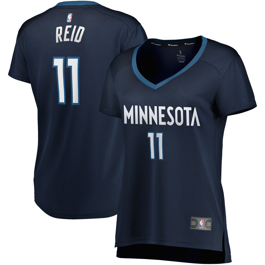 Naz Reid Minnesota Timberwolves Fanatics Branded Women's Fast Break Replica Player Basketball Jersey - Icon Edition - Navy