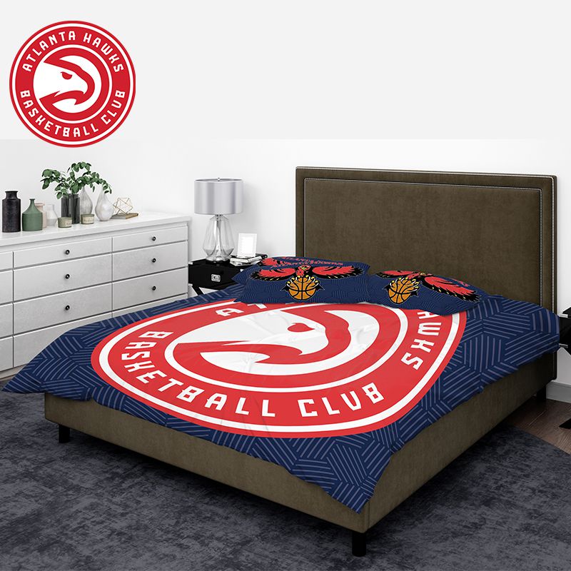 Alternative view of NBA Atlanta Hawks Bedding Comforter Set - Custom Bedding Set