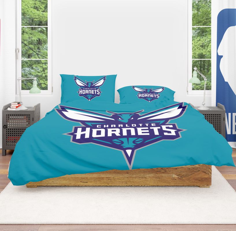 Alternative view of NBA Charlotte Hornets Bedding Comforter Set - Custom Bedding Set