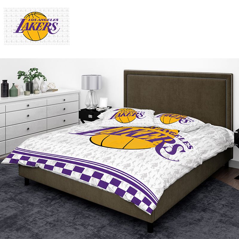 Alternative view of NBA Los Angeles Lakers Bedding Comforter Set - Custom Bedding Set