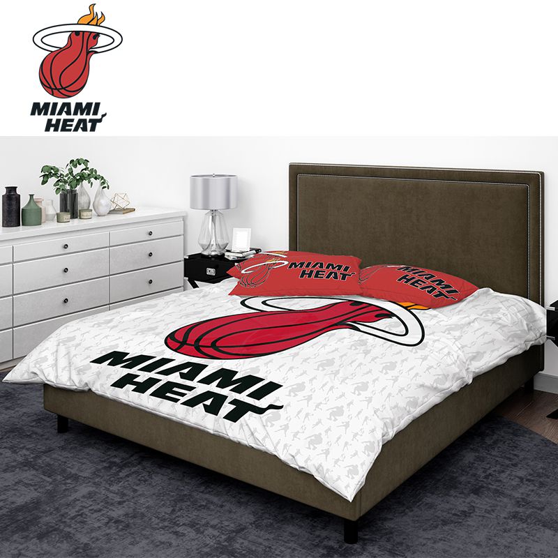Alternative view of NBA Miami Heat Bedding Comforter Set - Custom Bedding Set