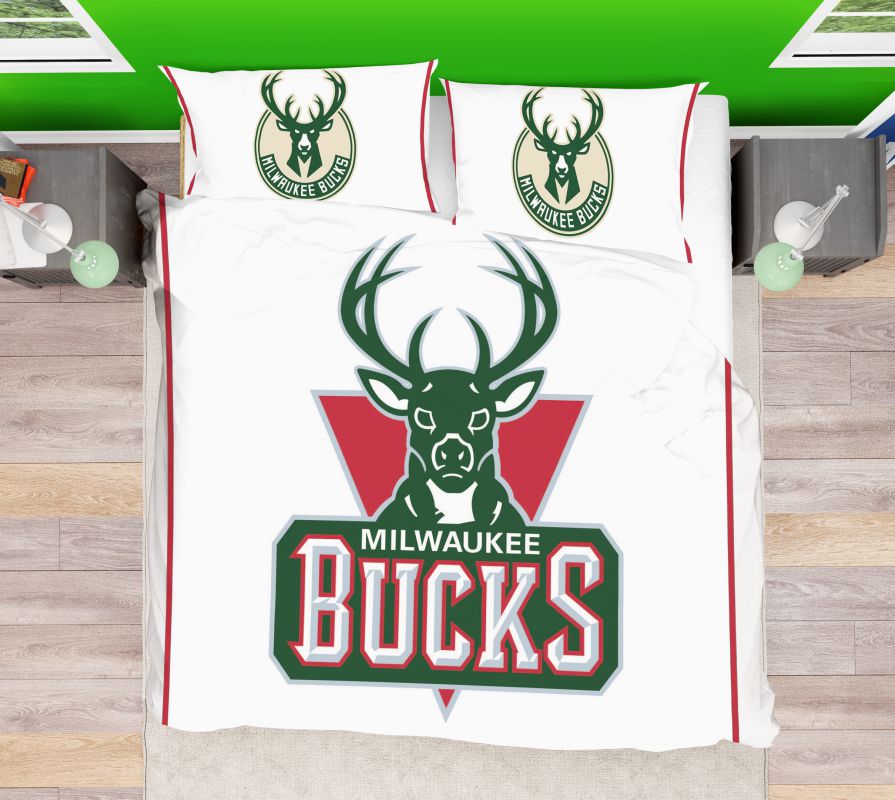 NBA Milwaukee Bucks Bedding Comforter Set - Custom Bedding Set