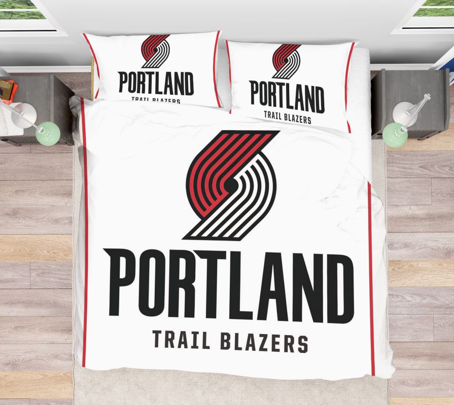 NBA New Portland Trail Blazers Bedding Comforter Set - Custom Bedding Set