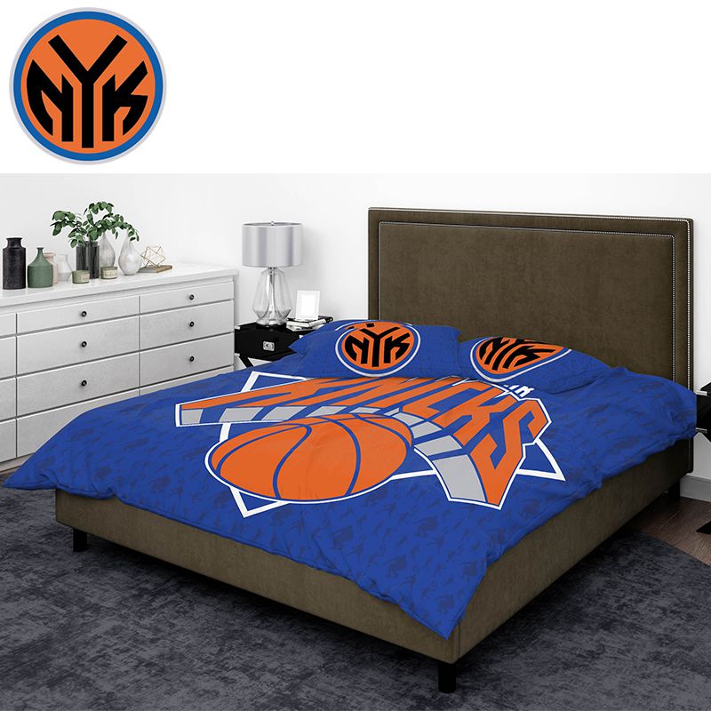 Alternative view of NBA New York Knicks Bedding Comforter Set - Custom Bedding Set