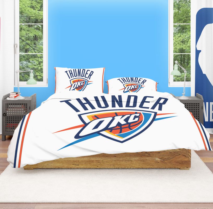 Alternative view of NBA Oklahoma City Thunder Bedding Comforter Set - Custom Bedding Set