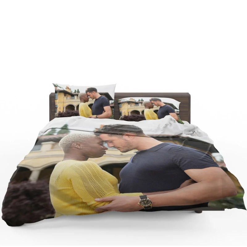Needle In A Timestack Movie Orlando Bloom Cynthia Erivo Bedding Set - Custom Bedding Set