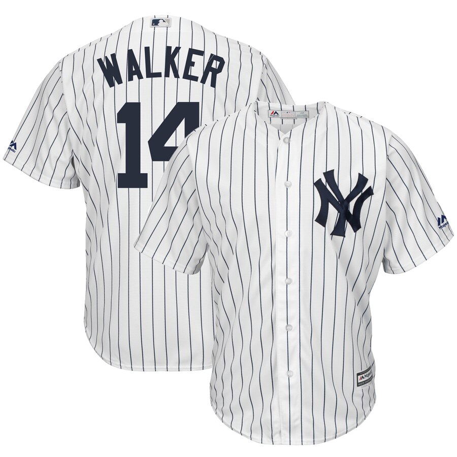 Neil Walker New York Yankees Majestic Home Cool Base Player Baseball Jersey – White