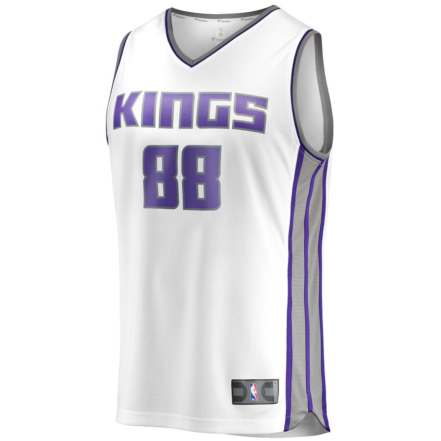 Alternative view of Nemanja Bjelica Sacramento Kings Fanatics Branded Fast Break Player Replica Basketball Jersey - Association Edition - White