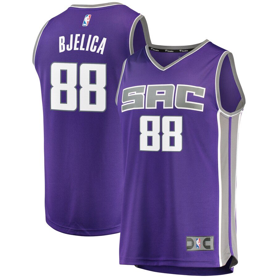Nemanja Bjelica Sacramento Kings Fanatics Branded Fast Break Replica Basketball Jersey - Icon Edition - Purple