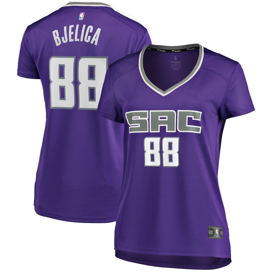 Nemanja Bjelica Sacramento Kings Fanatics Branded Women's Fast Break Player Replica Basketball Jersey - Icon Edition - Purple