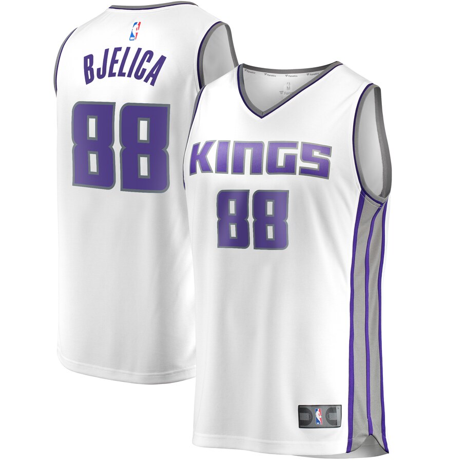 Nemanja Bjelica Sacramento Kings Fanatics Branded Youth Fast Break Replica Player Basketball Jersey - Association Edition - White