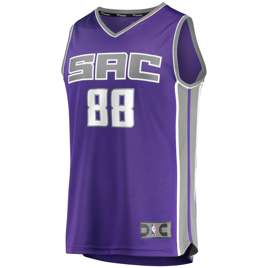 Alternative view of Nemanja Bjelica Sacramento Kings Fanatics Branded Youth Fast Break Replica Player Basketball Jersey - Icon Edition - Purple