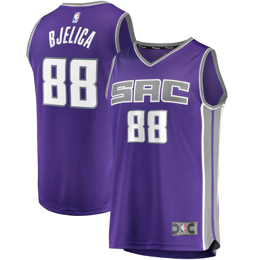 Nemanja Bjelica Sacramento Kings Fanatics Branded Youth Fast Break Replica Player Basketball Jersey - Icon Edition - Purple