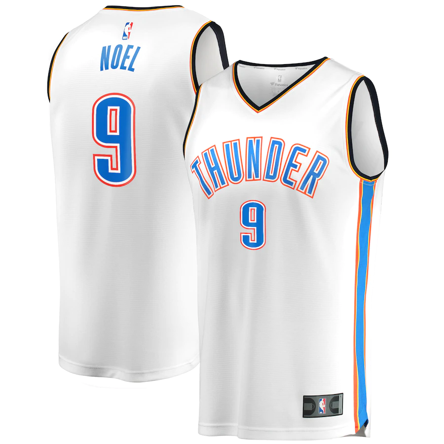 Nerlens Noel Oklahoma City Thunder Fanatics Branded Fast Break Player Basketball Jersey - Association Edition - White