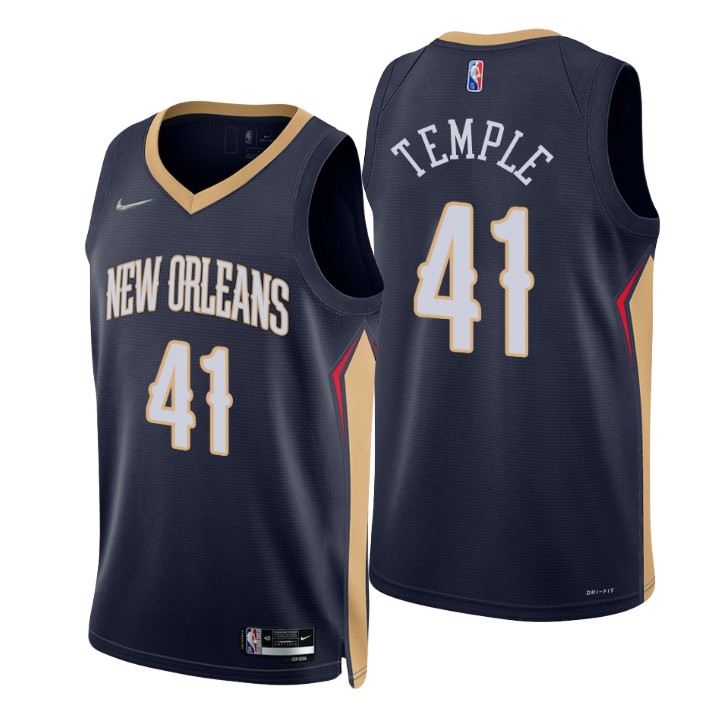 New Orleans Pelicans Garrett Temple 75th Anniversary Diamond Basketball Jersey Icon