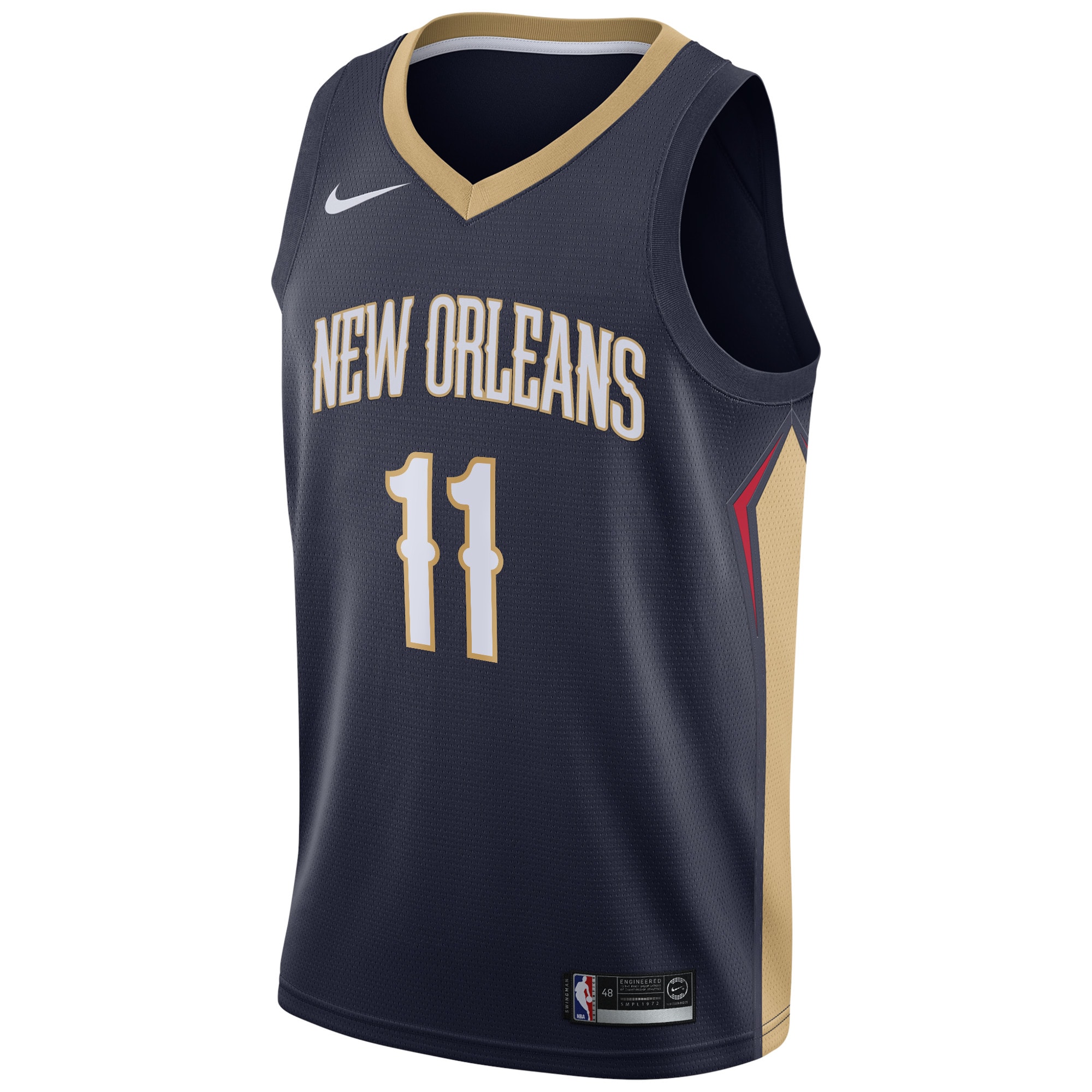 New Orleans Pelicans Icon Edition Swingman Basketball Jersey - Navy - Dyson Daniels - Youth - JS187 