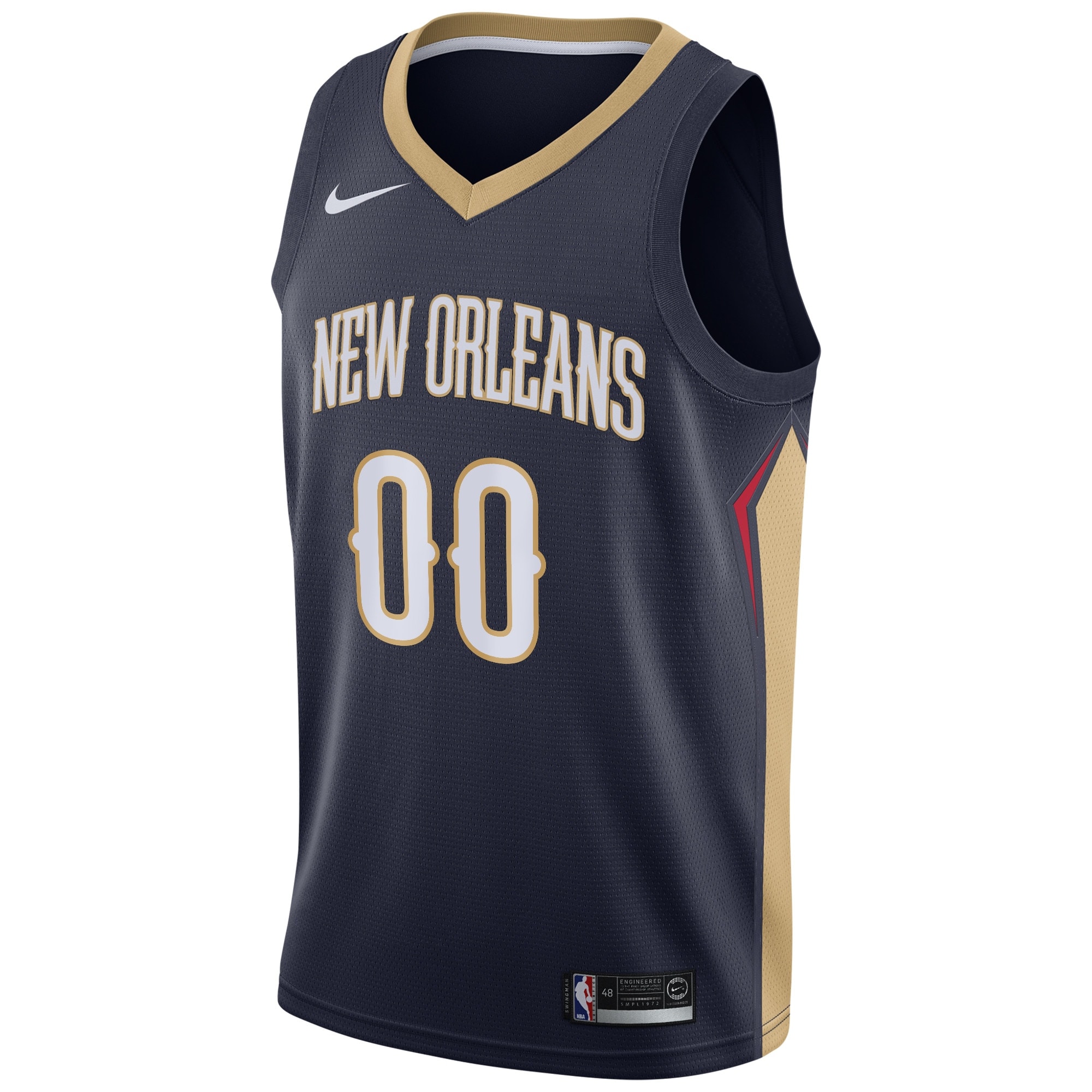 New Orleans Pelicans Icon Swingman Basketball Jersey - Custom - Youth - JS285 