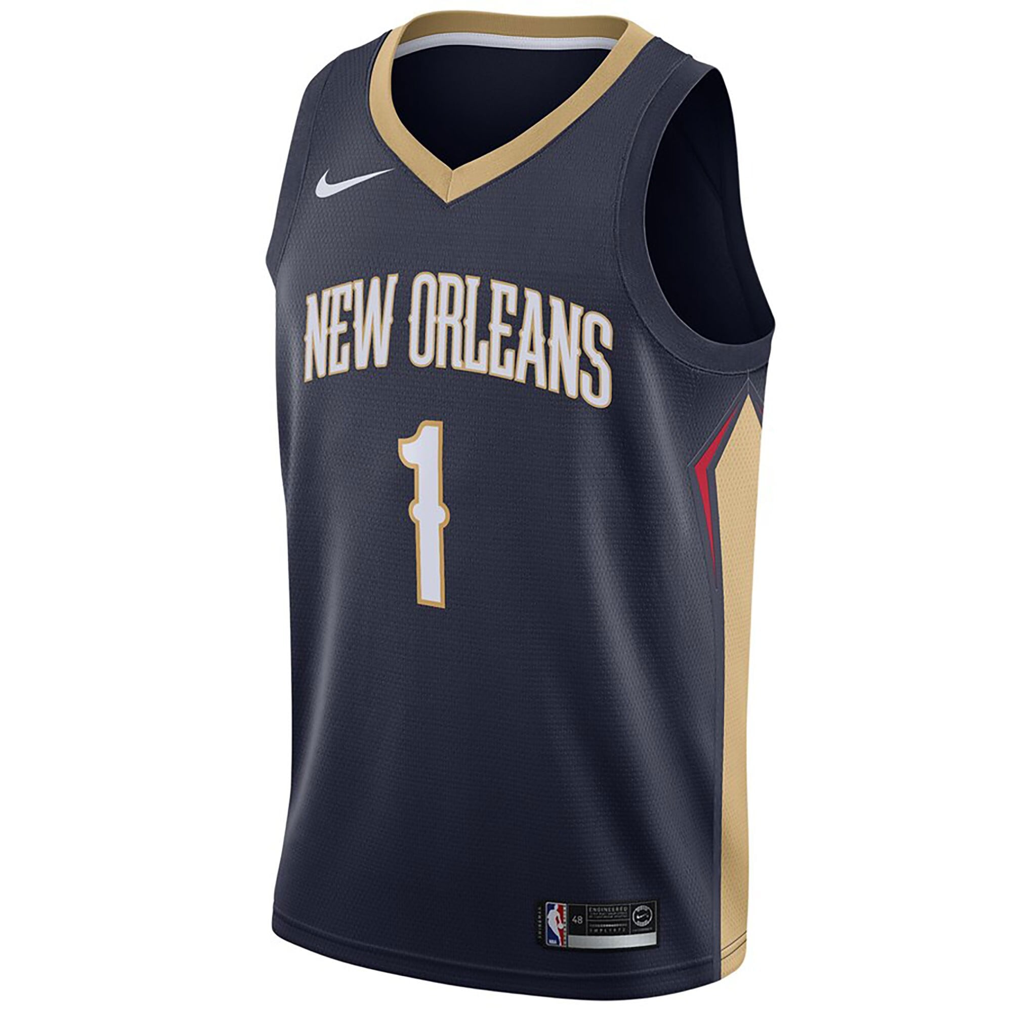 New Orleans Pelicans Icon Swingman Basketball Jersey - Zion Williamson - Mens - JS683 