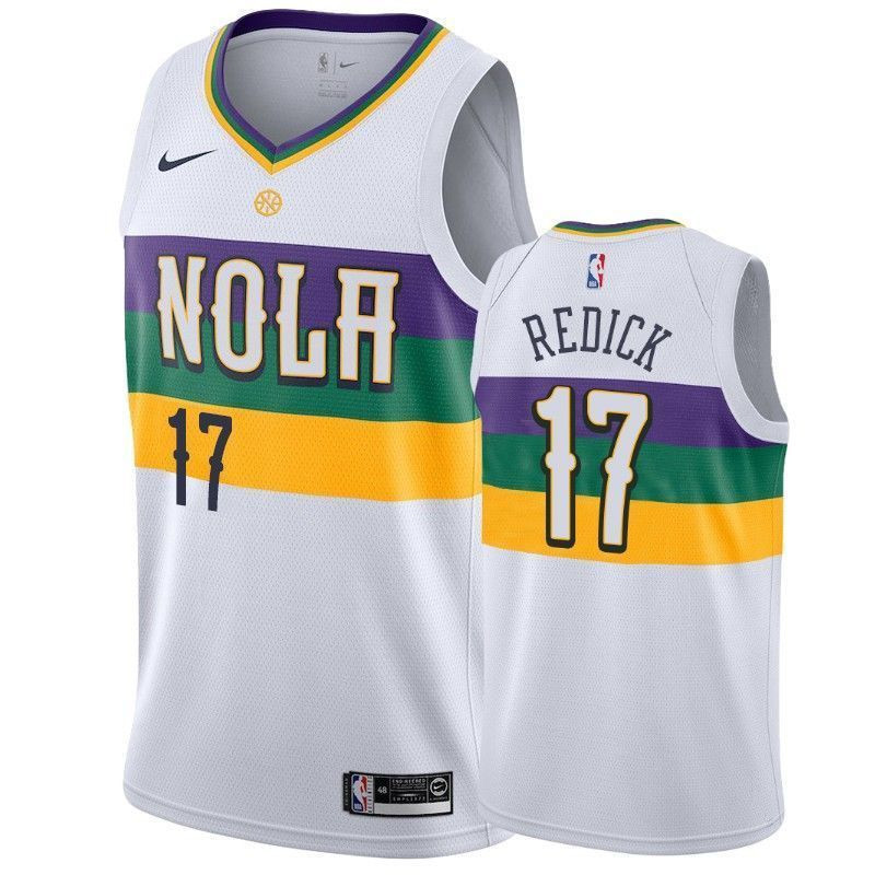 New Orleans Pelicans J.j. Redick 17 City Men's Basketball Jersey - JS140 