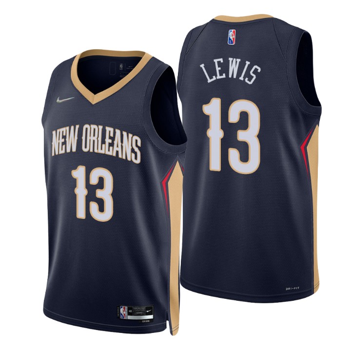 New Orleans Pelicans Kira Lewis Jr. 75th Anniversary Diamond Basketball Jersey Icon