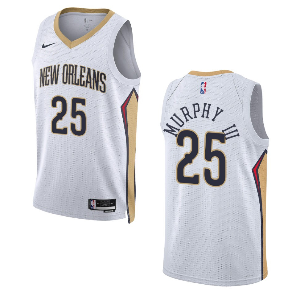 New Orleans Pelicans Trey Murphy Iii 2022-23 Association Edition White Swingman Basketball Jersey