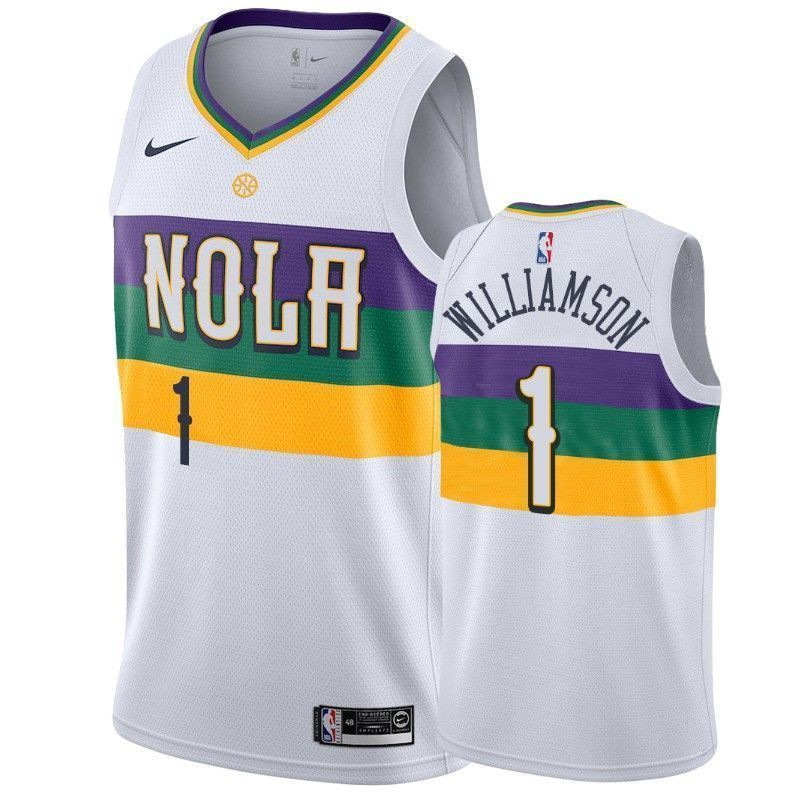 New Orleans Pelicans Zion Williamson Men's City Basketball Jersey - JS283 