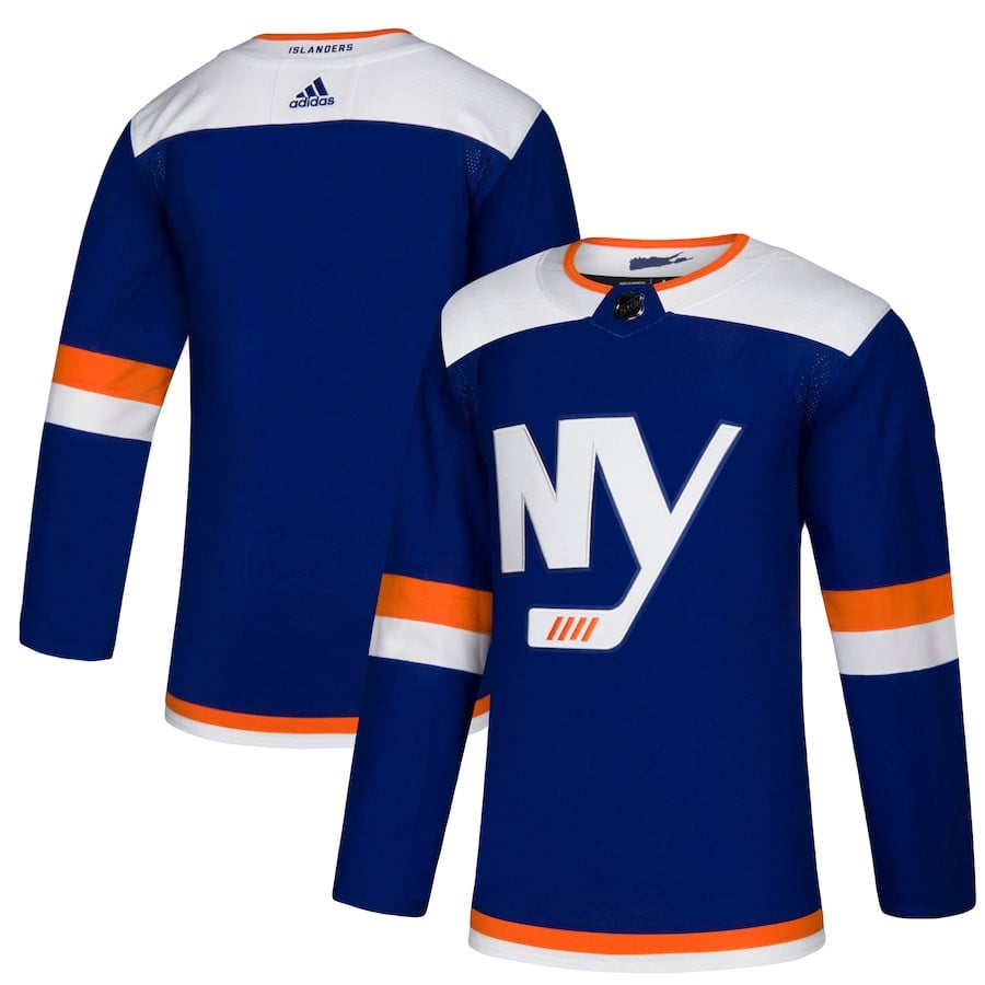 New York Islanders Alternate Men Hockey Jersey - Blue - JS195 