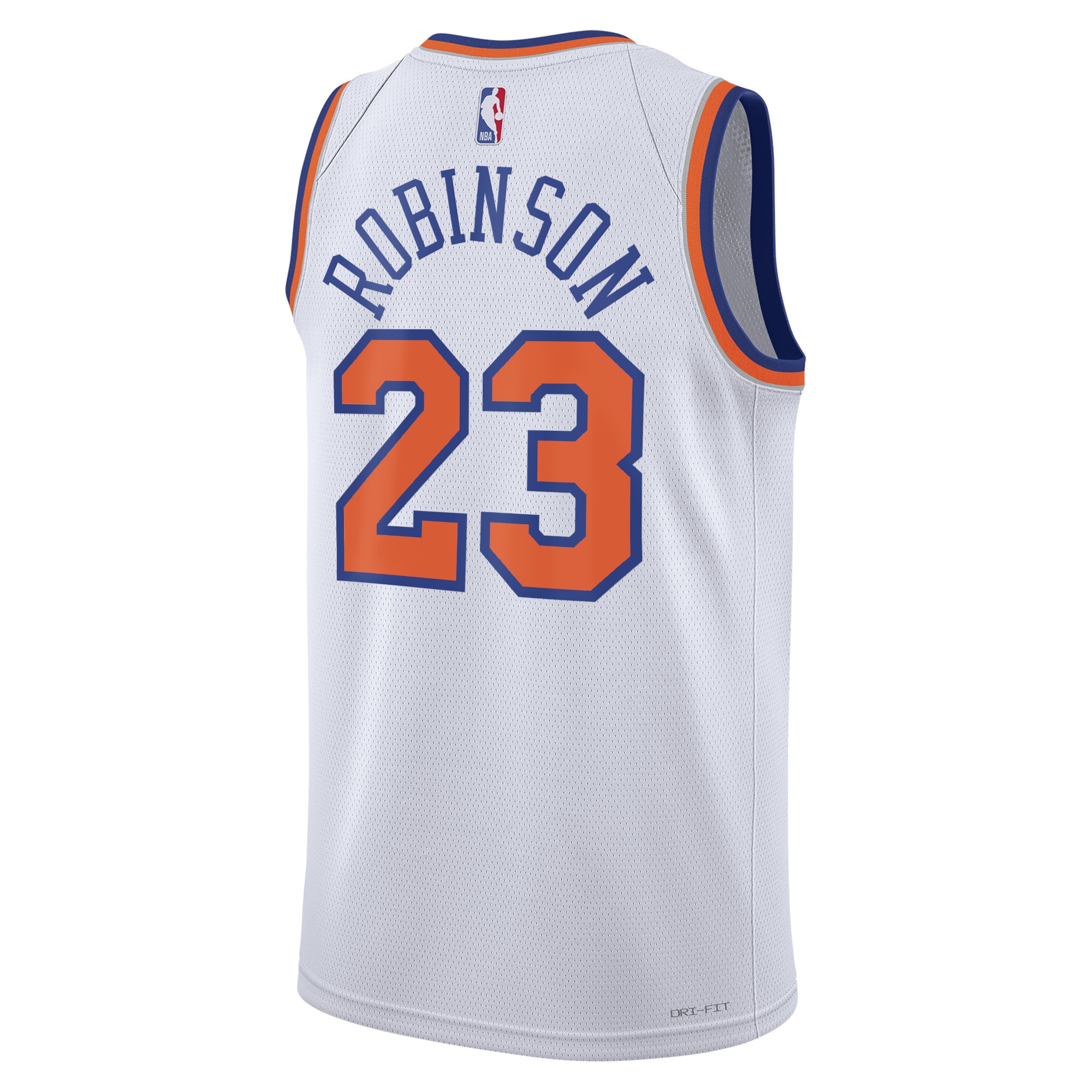 Alternative view of New York Knicks Association Edition Swingman Basketball Jersey - White - Mitchell Robinson - Unisex - JS118 