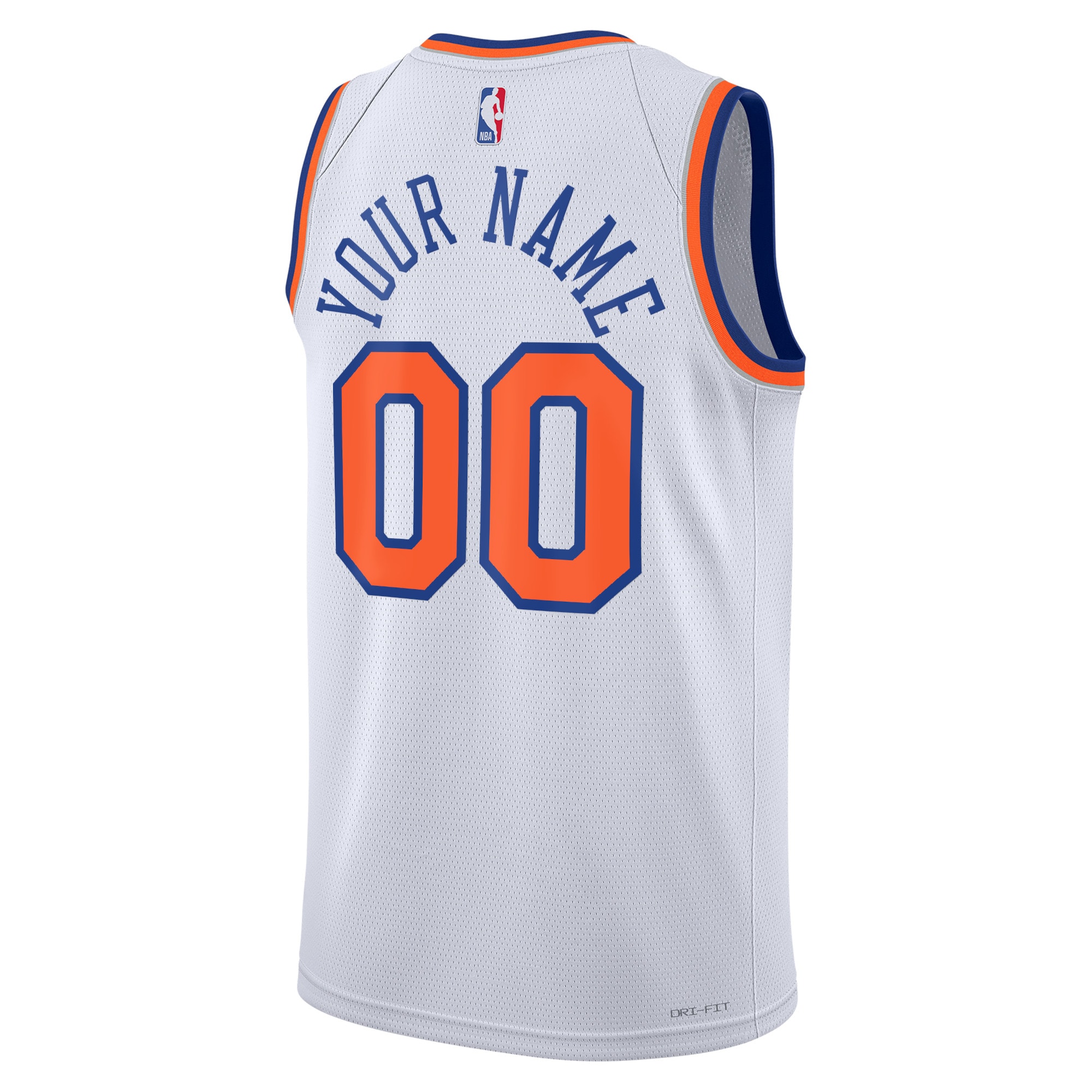 Alternative view of New York Knicks Association Swingman Basketball Jersey - Custom - Unisex - JS674 
