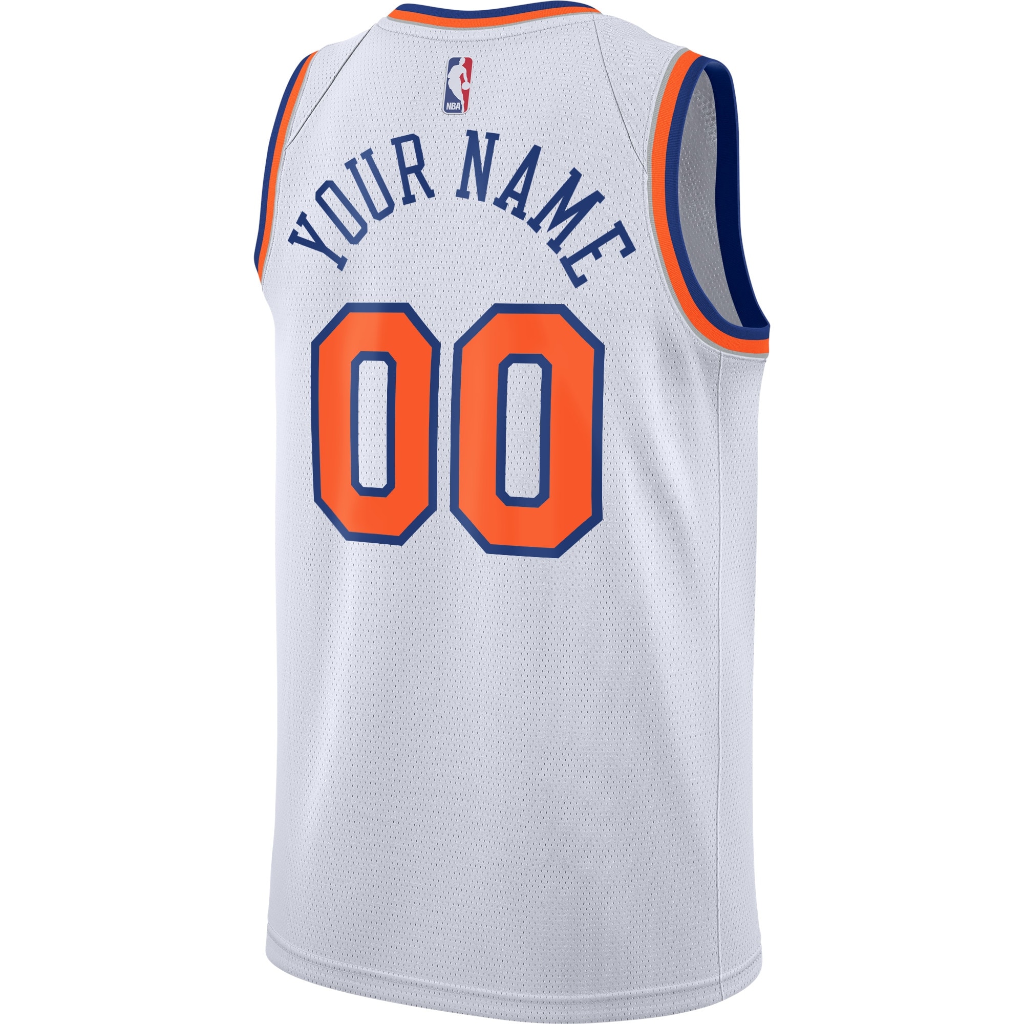 Alternative view of New York Knicks Association Swingman Basketball Jersey - Custom - Youth - JS468 