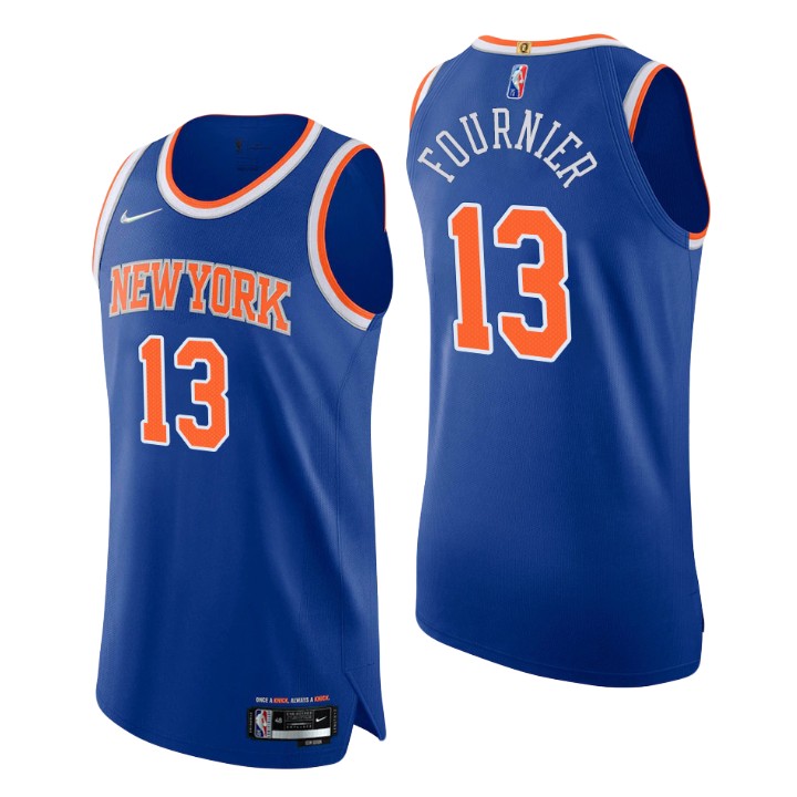 New York Knicks Evan Fournier 75th Anniversary Authentic Basketball Jersey Icon