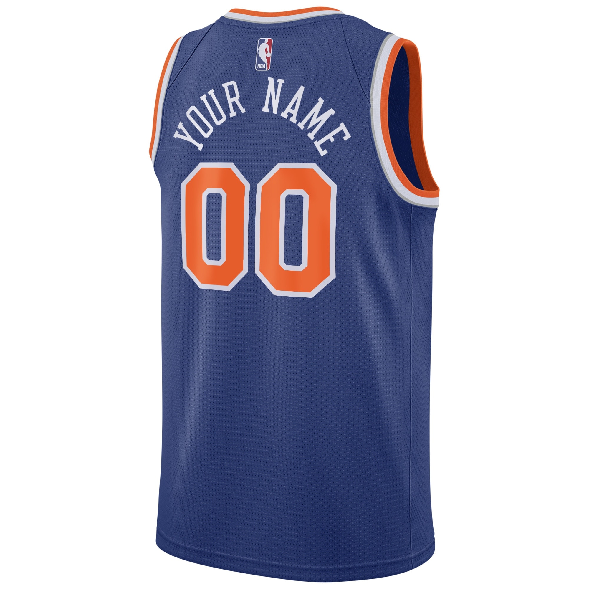 Alternative view of New York Knicks Icon Swingman Basketball Jersey - Custom - Youth - JS480 
