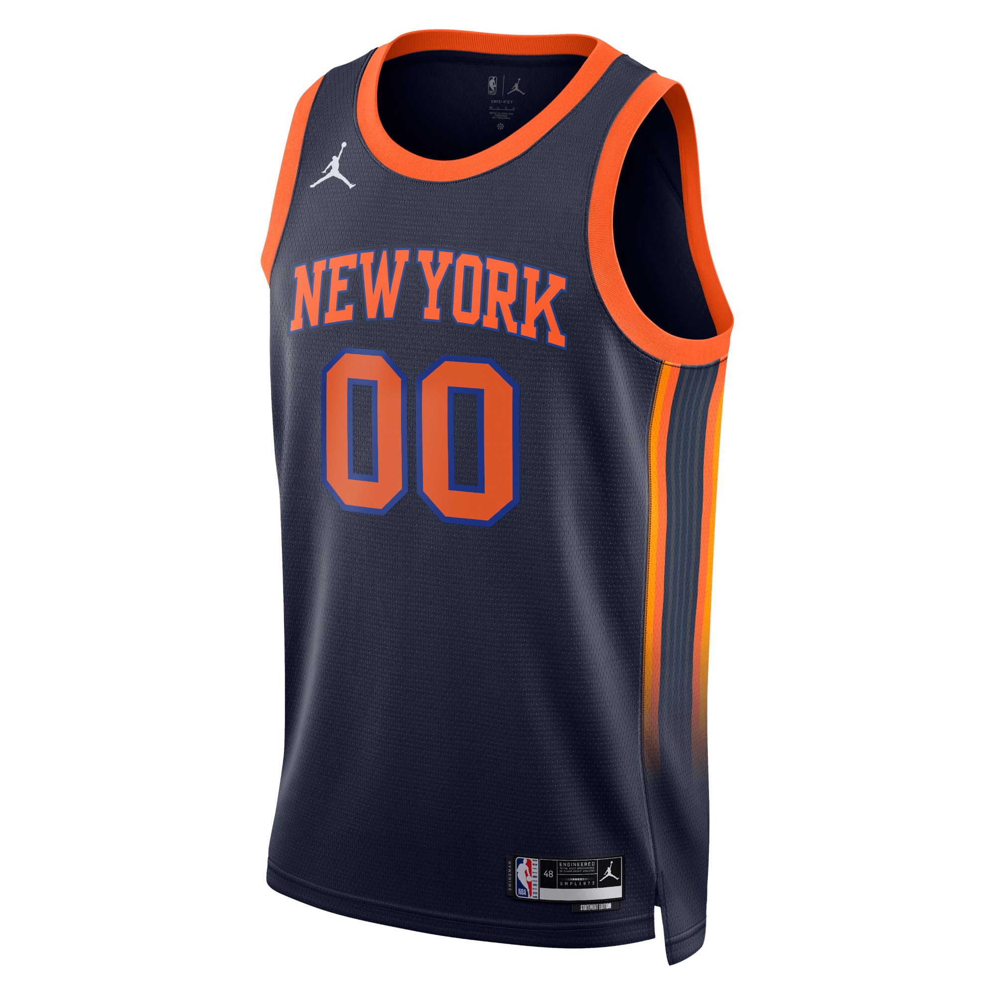 New York Knicks Jordan Statement Swingman Basketball Jersey - Custom - Unisex - JS478 