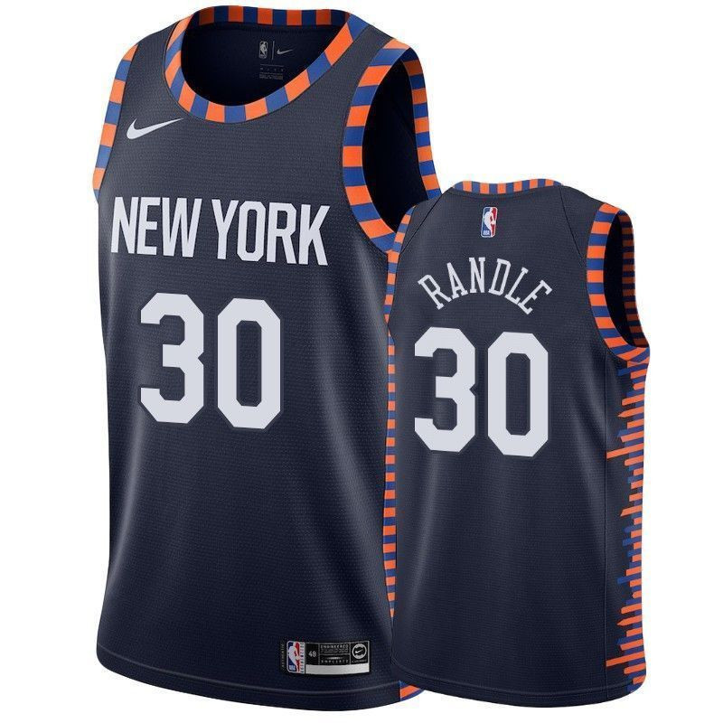 New York Knicks Julius Randle 30 City Men's Basketball Jersey - JS461 