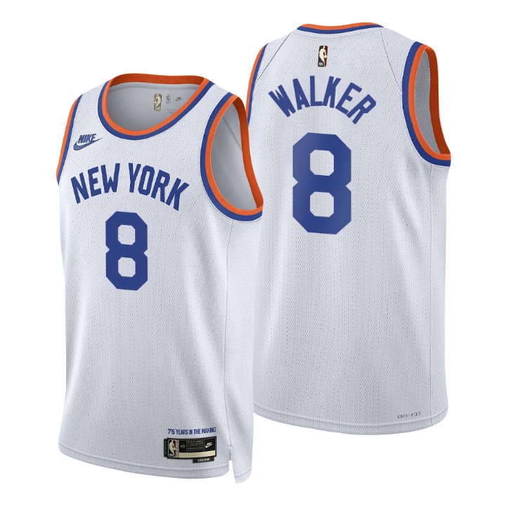 New York Knicks Kemba Walker 2021-22 75th Anniversary Classic Edition Year Zero Basketball Jersey