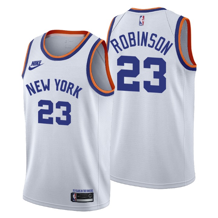 New York Knicks Mitchell Robinson 75th Anniversary Basketball Jersey